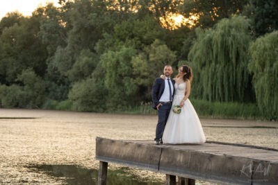 Esküvő fotós Debrecen tópart