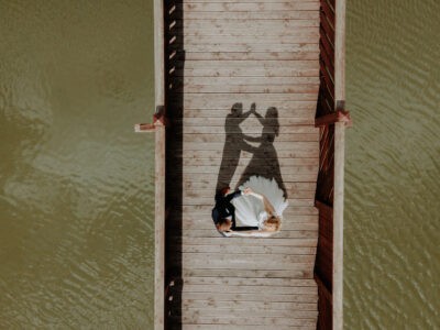 esküvő a hídon