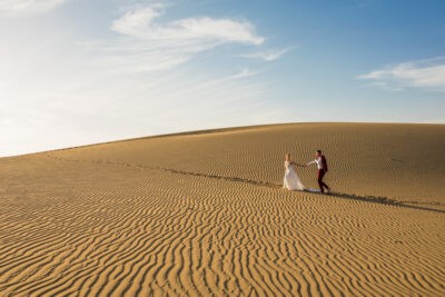 Esküvő fotózás sivatagban